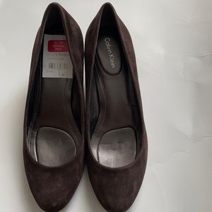 Suede wedges, CALVIN KLEIN